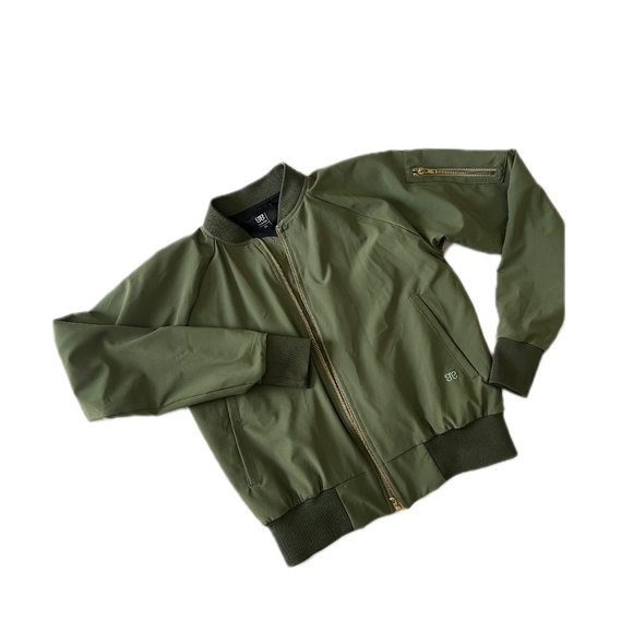 Albion Jackets & Blazers - Albion Fit Sage Green Bomber Jacket
